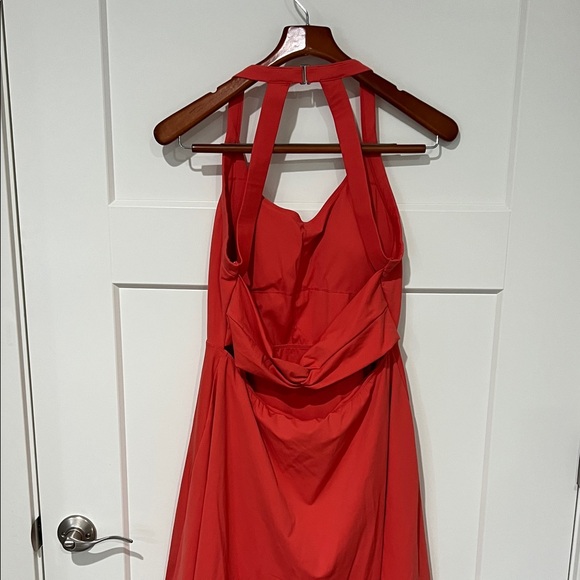 Halara Backless Twisted Flare Halter Dress Sz XXL - Picture 8 of 15